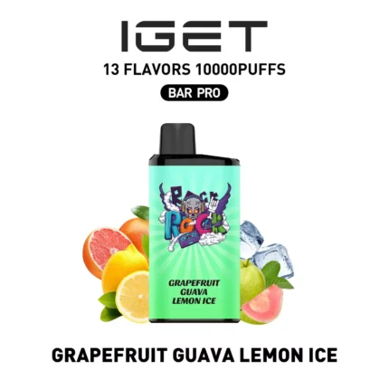 IGET BAR PRO 10000 – Grapefruit Guava Lemon Ice